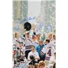 Image 1 : NY RANGERS STANLEY CUP 11 X 18 SIGNED BY 4 (MESSIER,LEETCH,RICHTER LOWE) JSA COA
