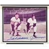 Image 2 : TED WILLIAMS AND JOE DIMAGGIO SIGNED AND FRAMED 8 X 10 (JSA LOA)