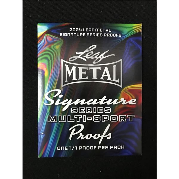 2024 LEAF METAL SIGNATURE MULTI SPORT PROOFS