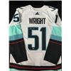 Image 1 : SHANE WRIGHT SIGNED SEATTLE KRAKEN JERSEY UPPER DECK COA