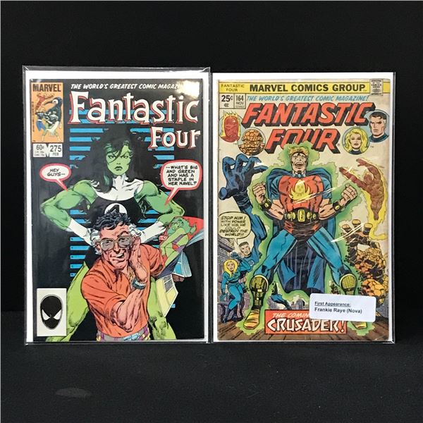 LOT OF 2 FANTASTIC FOUR COMICS (MARVEL COMICS)