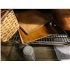 Image 8 : Metro Metal Mesh Shelving Unit & Contents: Misc Baskets, Ice Bucket, Trays, Sheets 48" x 18" x 74"H
