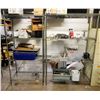Image 1 : Qty 2 Metro Metal Mesh Shelving Units 49" x 18" x 74"H & 35" x 18" x 74"H (contents not included)