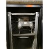 Image 2 : Rolling Heated Warming Cabinet  (no door) 24" x 29" x 72"H & Contents: Some Pans, Chafing Dish, etc