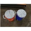 Image 3 : Qty 2 Beverage Cooler Dispensers: Rubbermaid & Coleman