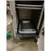 Image 3 : Metro C75-H8N Heated Warming Cabinet 24" x 32" x 72"H  & Contents: Baking Pans, etc (broken)