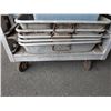 Image 7 : Metal Rolling Pan Rack & Contents: Pans, Fry Baskets, Bowls, etc 24" x 26" x 60"H