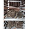 Image 2 : Metal Rolling Pan Rack & Contents: Pans, Fry Baskets, etc 21" x 26" x 64"H