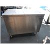 Image 8 : Metal Work Table w/ Enclosed Undershelves  48" x 30" x 37"H