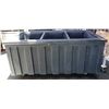Image 1 : Corsair Large Plastic 3-Section Beverage Cooler on Wheels 70" x 36" x 35"H
