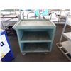 Image 2 : Rolling 2-Tier Enclosed Utility Cart 33" x 20" x 35"H