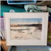 Image 1 : Org Watercolour - Spring Breakup North Sask River near Devon -  Weber