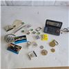 Image 2 : Mixed Lot - New Ikea Desk Orgainzer, Pins, Pewter Window Clings, Wooden Nickel +