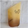 Image 2 : Designer Made in Poland Abstract Frosted Glass Vase - Vintage