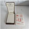 Image 2 : Old Metal Bates Address Book with Refills