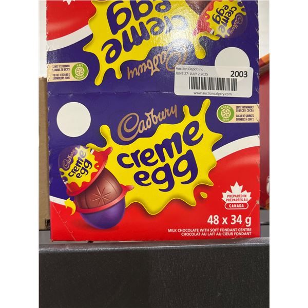 Cadbury Creme Egg 48-Pack Milk Chocolate with Fondant Centre