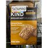 Image 1 : Lot of 5 boxes of Kind Breakfast Almond Butter Bars with Whole Grains, 4 Packs per box (4x50g), 200g