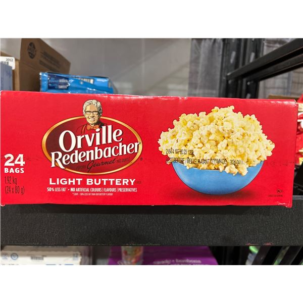 Orville Redenbacher Light Buttery Popcorn 24 Bags (1.92 kg)