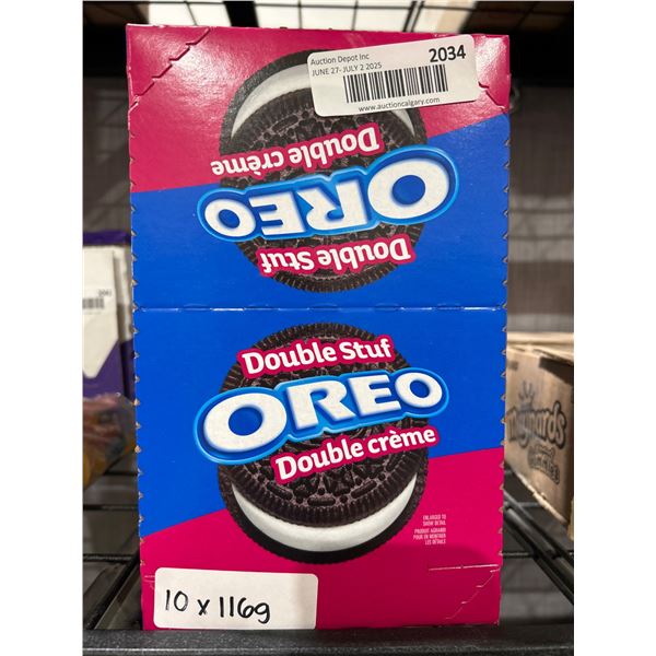 Oreo Double Stuf Double Creme 10 x 116g Pack