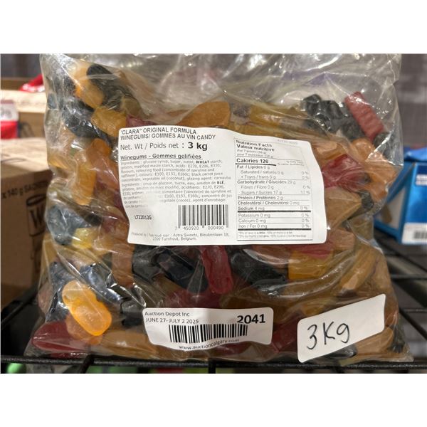 Clara Original Formula Wine Gums 3 kg