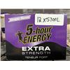 Image 1 : 5-hour Energy Extra Strength Grape 12 x 57ml Bottles