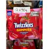 Image 1 : Twizzlers Gummies Strawberry 12 Packs of 90g Each
