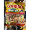 Image 1 : Haribo Rainbow Strips Z!ng Gummy Candy â€“ 12 Packs of 175g Each