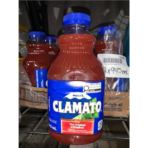 Mottâ€™s Clamato The Original Tomato Clam cocktailÂ  â€“ 12 x 94