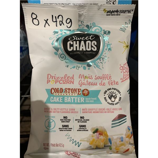 Sweet Chaos Cold Stone Creamery Cake Batter Popcorn 8 x 42 g