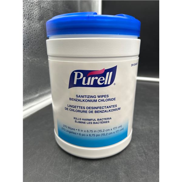Purell Sanitizing Wipes Benzalkonium Chloride 270 Count