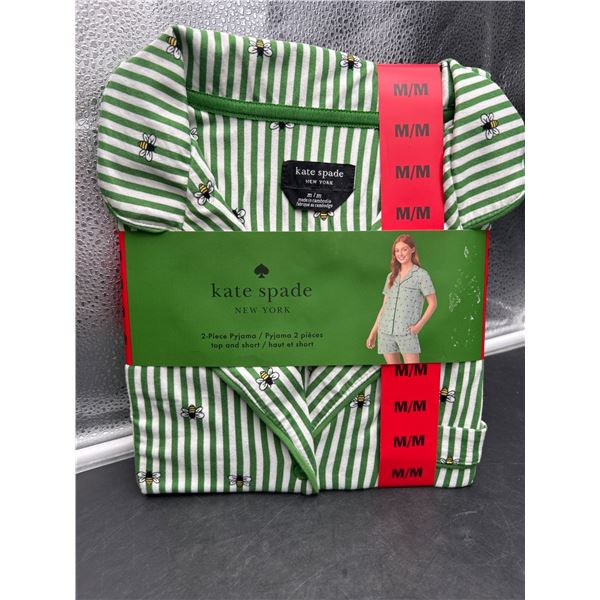 Kate Spade 2-Piece Pajama Set in Green Size M/M