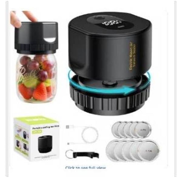 Portable Sealing Machine YZ-80 for Mason Jars (Black)