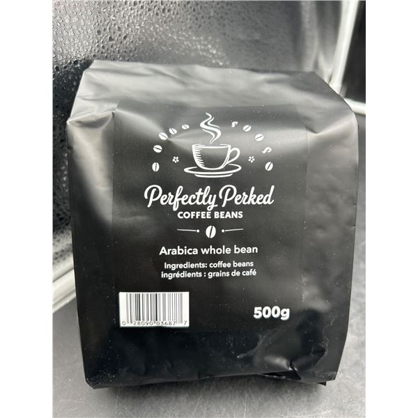 Perfectly Perked Arabica Whole Bean Coffee, 500g