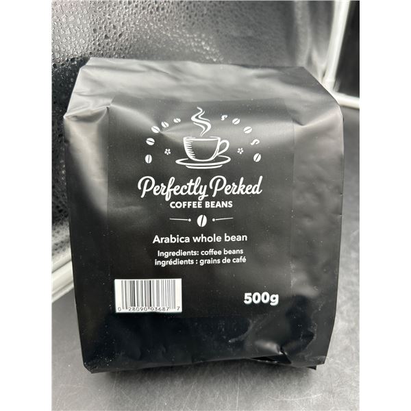 Perfectly Perked Arabica Whole Bean Coffee, 500g