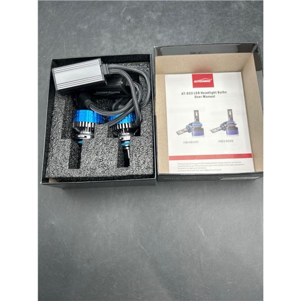 Autoommo LED Headlight Bulbs, 120W, 20000LM, P10 9005/HB3