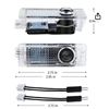 Image 1 : 3D Shadow Light Door Lights Upgrade Parts 2-Pack (White)