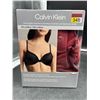 Image 1 : Calvin Klein 2-Pack Lightly Lined Demi Bras, Size 34B, Microfiber