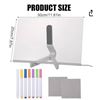 Image 1 : LED Notes Board with 11.8 x 7.9 Inch Acrylic Surface and Adjustable Stand