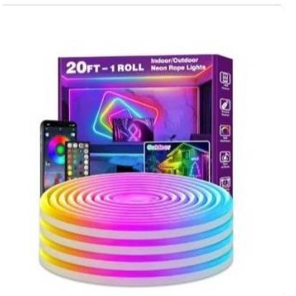 Allton LED Neon Rope Lights, RGB, Remote and App Control