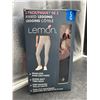 Image 1 : Lemon 2 Pack Ribbed Legging, Size LG, Seamless High Waisted