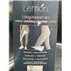 Image 3 : Lemon 2 Pack Ribbed Legging, Size LG, Seamless High Waisted