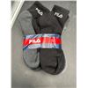 Image 1 : Fila Menâ€™s Cotton Blend Socks, Size 7-12, Set of 10 Pairs