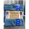 Image 1 : Eddie Bauer 2-Pack Menâ€™s Lounge Shorts, Size L/G, Blue and Black