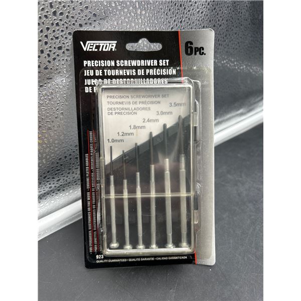 Vector 6-Piece Precision Screwdriver Set With Metric Sizes
