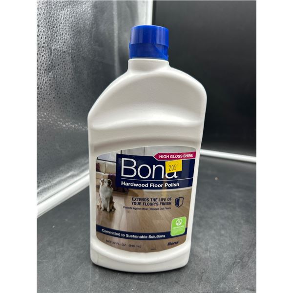 Bona CA Hardwood Floor Polish 32 fl oz High-Gloss Shine Bottle