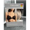 Image 1 : Calvin Klein 2 Pack Lightly Lined Demi Bras, Size 34B