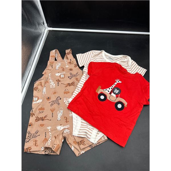 Pekkle Baby Clothing Set, Size 18M, Includes 3 Pieces