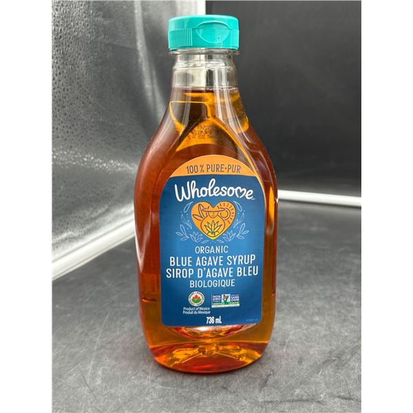 Wholesome Organic Blue Agave Syrup â€“ 736 mL Bottle