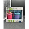 Image 1 : Reduce Coldee 2-Piece Spill-Proof Straw Tumblers With Handles