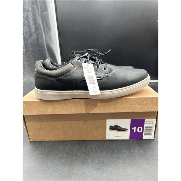 Black Casual Lace-Up Shoes Mens â€“ Size 10